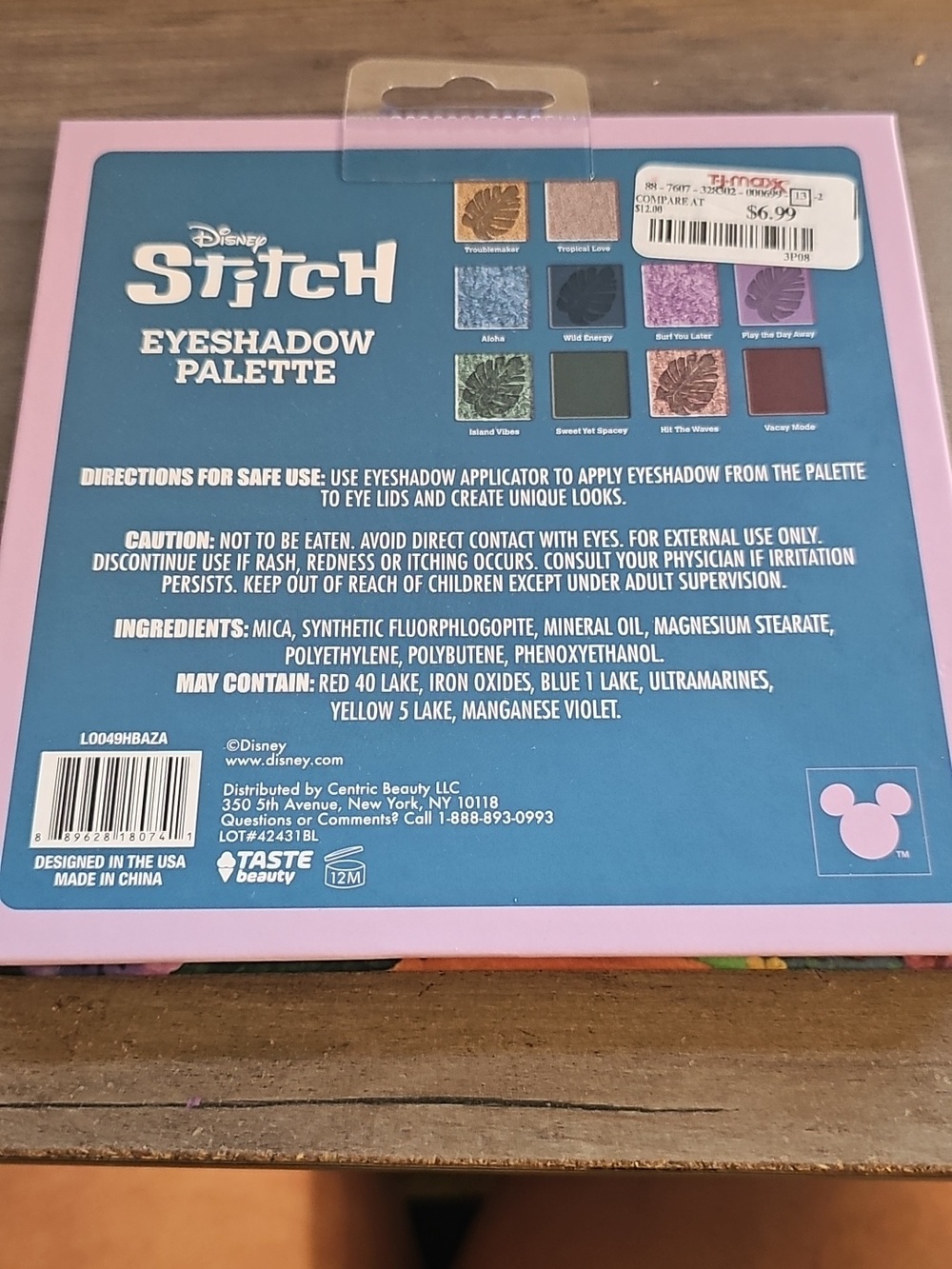 Disney Stitch Eyeshadow Palette Add To Bundle To Get This Free - Picture 2 of 3